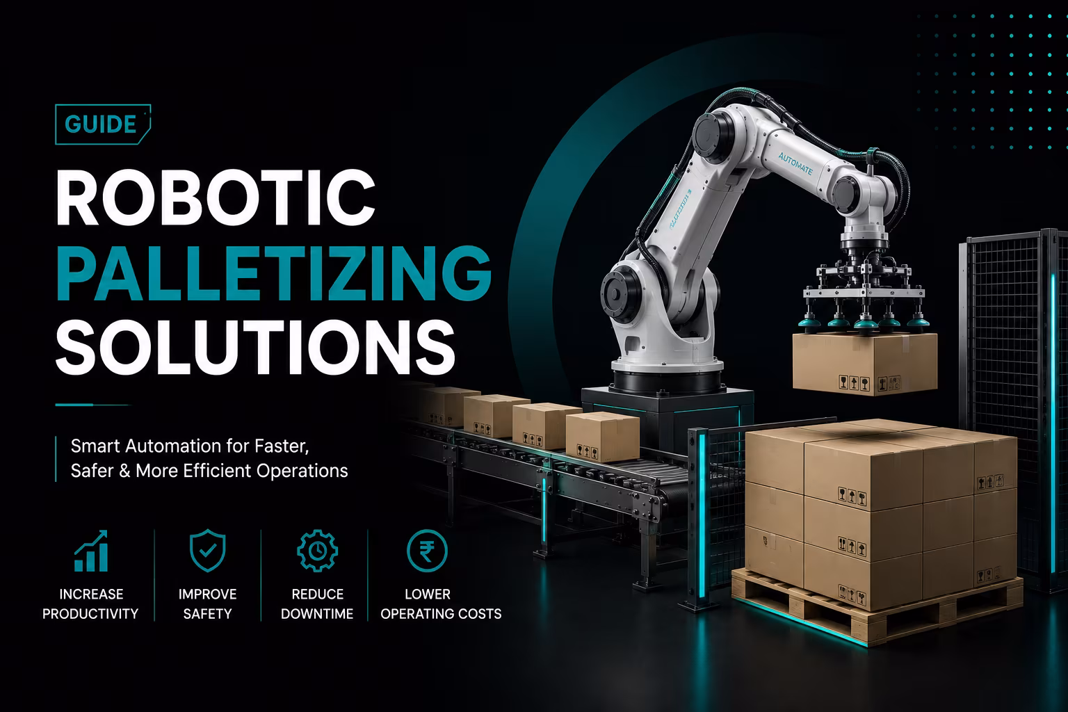 Robotic Palletizing Solutions: Automating the End-of-Line Workflow